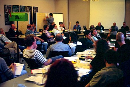 Veranstaltung im Roten Rathaus zum Agendaentwurf (Foto: Agenda-Agentur)