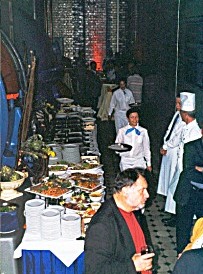 Buffet zum Abschluss des Events